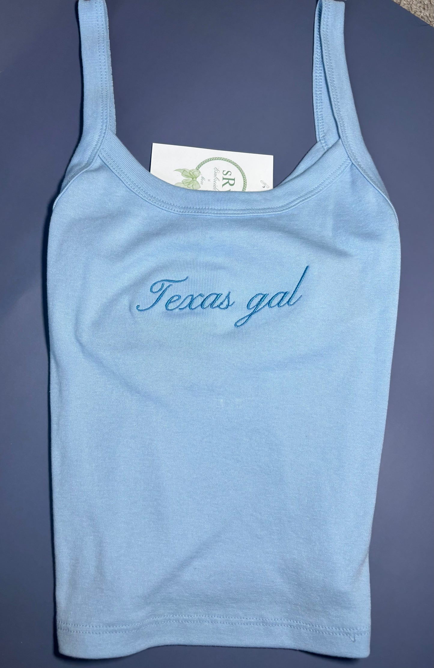 Texas Gal Tank (Blue)