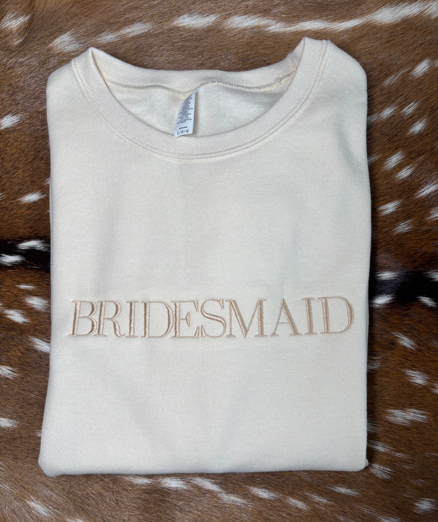 Monochrome Bridesmaid Crewneck