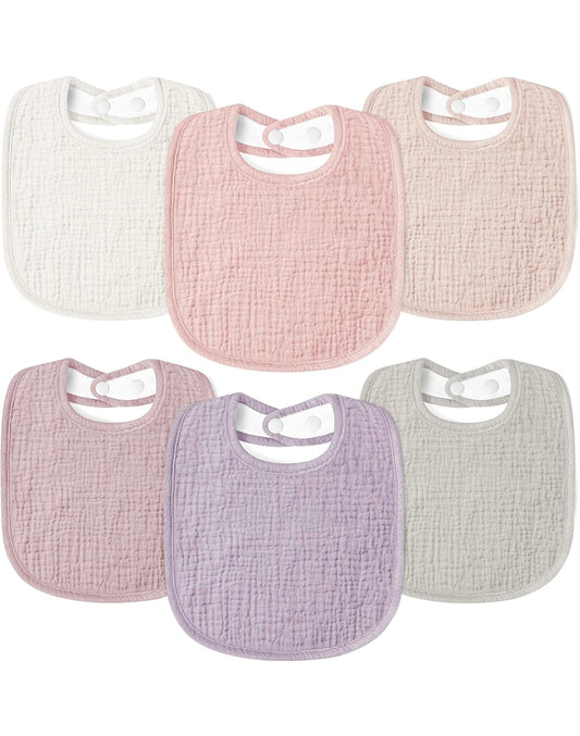 6 Custom girl Bibs