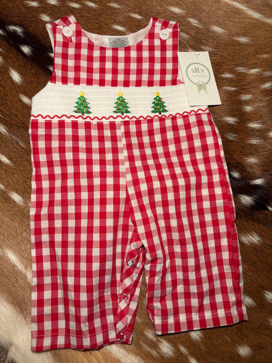 Christmas tree boy smock